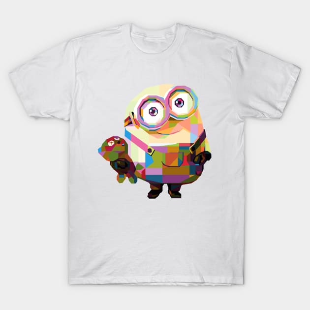 Bob Minion Pop Art T-Shirt by wpapkoo